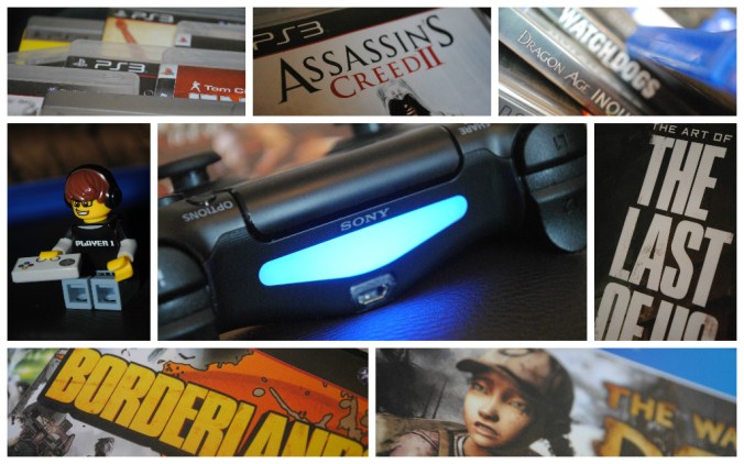 stubbled gamer's collection